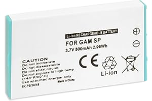 MTB MORE ENERGY Batteria per Nintendo Gameboy Advance SP (GBA SP) - sostituisce batteria originale Nintendo AGS-001, AGS-003