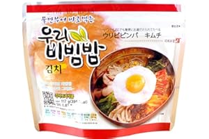 EASYBAB MRE Meals Ready to Eat 1 Pack of Bibimbap Korean Mixed Rice Bowl100g (3.53oz) 335 Kcal (Kimchi)