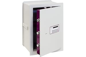 ARREGUI Forma Evolution 151080 Coffre-fort encastrable avec serrure à clé et à code | Coffre-fort double sécurité à emmurer | Coffre fort mural fond extensible | Installation facile | 52x38,5x20/30 cm