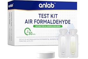 anlab™ Air Formaldehyde (HCHO) DIY Test Kit - Used for Air Quality Testing, Detector Used for Home, Residential, Business, Hotel, Hospital, School, Furniture, Auto (3)