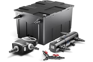 Set Filtro SunSun 60.000l Chiarificatore 36W Pompa NEO10000 80W