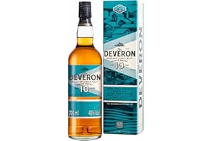 The Deveron 10 Anni Highland Scotch Single Malt Whisky, Vol. 40%, 70 cl / 700 ml, in confezione regalo, note di mela, toffee e rovere cremoso, affinato in botti di rovere
