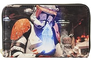 Loungefly Gwiezdne Wojny Odcinek Trzeci Zemsta Sithów Portfel na zamek błyskawiczny, multi, Portfel