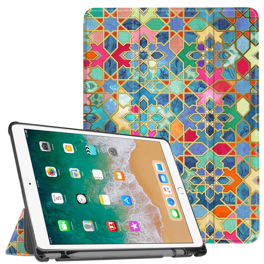 T1010 Lightweight PU Case With Keyboard For IPAD 10 Inch Tablet
