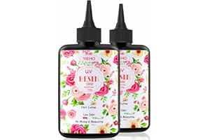 YIEHO Resina UV-200g Aggiornato Chiaro Duro UV che Indurisce Resina Epossidica Starter Supplies per la Creazione di Gioielli Artigianali