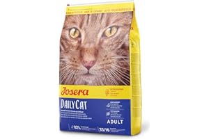 JOSERA DailyCat GRAIN FREE 10 kg | Croquettes pour chat | Volaille, herbes et fruits | Sans céréales | Nourriture Super Premium pour chat adulte | Sac de 10 kg