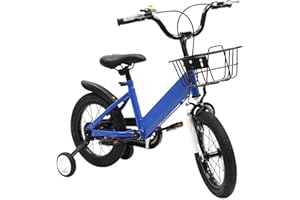Garbenat 14 Zoll Kinderfahrrad Upgraded Kinder Fahrrad für ab 3-5 Jahre Kinderfahrrad mit Stützrädern & Korb HöHenverstellbar Fahrrad Kinder für Jungen & Mädchen