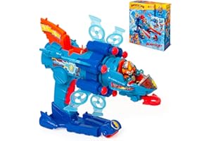 SUPERTHINGS RIVALS OF KABOOM SUPERTHINGS KAZOOM Power – Blaster Jet, Vehículo Multi-acción de la Serie de TV ''Kazoom Power'', Contiene 1 Blaster Jet, 1 Kid Kazoom Exclusivo y 6 Proyectiles