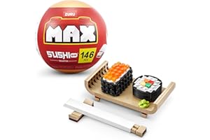 MAX Premium Sushi Bar Collection (Sushi Set) von ZURU, Klemmbausteine für Teenager, Erwachsene und Sammler