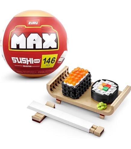 MAX Mattoncini Premium Retro ZURU - Stereo Anni '80, 221 Pezzi, Da Collezione