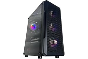 Golook PC Gaming Tokyo 2.0 - Ryzen 5 5600 / 32GB RAM / 1TB NVME M.2 / RTX 4060 8GB / B550M / 5 Ventole Raffreddamento - Computer Fisso