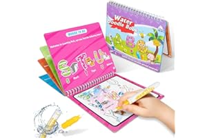 SYHLN Toddler Travel Toys for 3 Year Old Boy Girl Gift,Aqua Water Painting Doodle Books for Kids Arts Crafts Toy Age 3-4 Educational Toys for 3+ Year Old,Birthday Gifts for 3-4 Year Old Girls