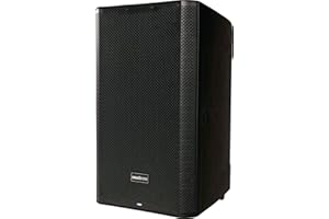 WOODBRASS DXPRO 15 Aktiv-Lautsprecher, verstärkt, leistungsstark, Bluetooth, 38,1 cm (15 Zoll) – Klasse D 125 dB – robust, tragbar, 3 Eingänge, kabellos, DSP – DJ, Konferenz, Konzert