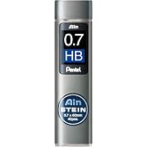 Pentel Mekanik Kurşun Kalem Ucu, 40 Adet, 0.7 mm, Hb