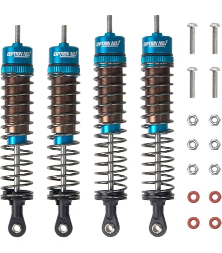 JOYSOG Lot De 4 Supports Châssis Alliage Aluminium Tamiya CW-01 Midnight Pumpkin RC - Pièces Métal RC