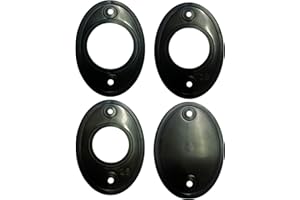 PROOPS Linic Bird Box Protection Hole Plate (Black) (S7869) Free UK Postage (One of Each (4 in total))