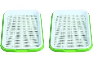 DasMarine Seed Sprouter Tray, Seed Germination Tray BPA Free Nursery Tray for Seedling Planting Great for for Garden Home Office (2)