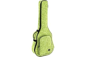 Ortega Guitars Jean Guitar Gigbag - 4/4 Klassische Gitarren Tasche - Höhe 105 cm - Breite 39 cm - Mit Schultergurten - Baumwolle / Leinen, Grün (OGBCL-GRJ)