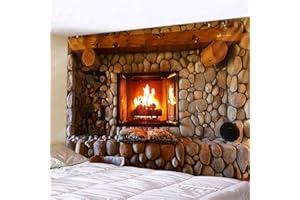 Alumuk Arazzo da parete per camino, gobelin tapestry indiano, hippie e boho, stile indiano/orientale/psichedelico (180 cm x 200 cm)