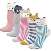 6 Paires De Chaussettes Chaudes Bébé - Hiver - Épaisse Doublure éponge - Taille 0-3 Ans - Motifs Animaux Mignons - 2
