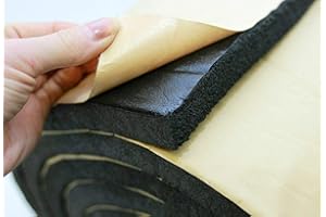 CAR INSULATION UK Campervan Insulation, Self Adhesive Mat, Closed Cell Foam, Van Conversion, Sound Deadening Material 20mm (1m x 3m) Roll