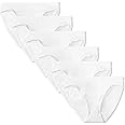 Amazon Essentials Women's Cotton Bikini Brief Underwear (Available in Plus Size), Pack of 6