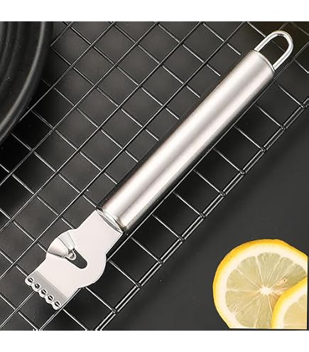 Citrus Queen Zitrusschäler Set – 6 Stück In Grün, Für Orangen, Zitronen, Limetten, Langer Griff