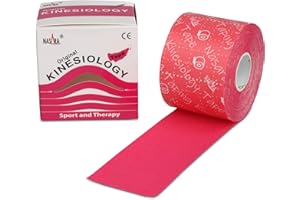 ‎NASARA Nasara Original Kinesiologie Physio Tape für Sport und Medizin, Rollengröße 5cm x 5m, Pink
