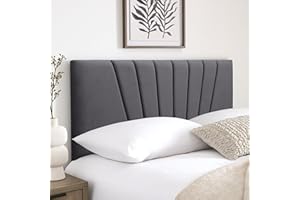 HB-1 Headboards for Beds – Sunrise 24'' Divan Bed Headboard – Headboards for Divan Beds, Bedroom & Hotel Furniture, Elegant Soft Plush Fabric Head Board
