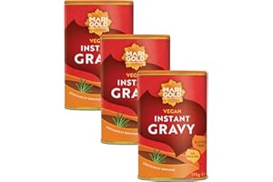 MARIGOLD HEALTH FOODS Marigold Vegan Instant Gravy 170g (Pack of 3)– Gluten-Free, Palm Oil-Free, No Added MSG – Natural Ingredients, Bold Flavour for Soups, Stews & Casseroles