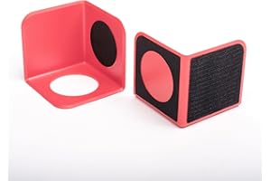 ‎RATI rati Nook 2 x Car Boot Organiser & Non-Slip Pads Luggage Fixation Boot – On Any Surface – Design Award-winning iF Award – Universal Car Accessories for Bags Bottles Boxes etc. – Red