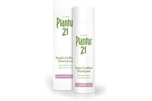 ‎PLANTUR 21 Plantur 21 Nutri-Coffein Shampoo – 1 x 250 ml - Shampoo zur Pflege und Verbesserung des Haarwachstums – für coloriertes und strapaziertes Haar – silikonfrei