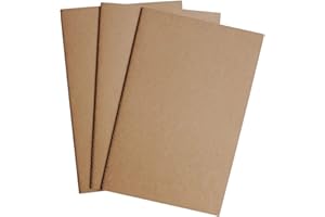 WANDERINGS Traveler's Notebook Inserts - Large Dotted Dot Paper Journal Refill - Set of 3 Pack - For Large Refillable Leather Travel Journals, Scratch Pads, Diary and Planners - 27 x 18cm