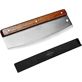 SILBERTHAL Professional Stainless Steel Pizza Cutter with Wooden Handle | Pizza Cutter Stainless Steel and Wood &ndash; Pizza Cutte