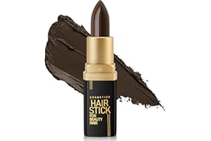 Boobeen Bâton de retouche de la racine des cheveux, Ombre de couleur imperméable à la racine des cheveux, couvre instantanément les cheveux fins, pour les racines grisonnantes et la perte de cheveux