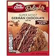Betty Crocker Delights Super Moist Cake Mix German Chocolate Pouch, 432 g