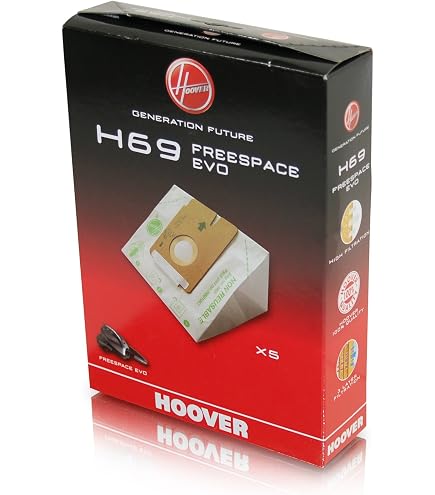 Confezione Da 10 Sacchetti Per Aspirapolvere Wave Dust - Compatibili Con Hoover H69, H28, H63, Privileg, Fakir E Altri - Con Microfiltro, Made In Germany
