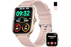zaisia Smartwatch Uomo Donna, Molteplici Modalità Sportive Fitness Watch con Notifiche and Frequenza Cardiaca, 1.85" Full Touch Smart Watch con Risposta/Chiamata, IP68 Orologio per Andorid iOS