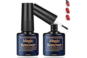 OKALABANDEE Nail Polish Remover,2 * 10ML Remover Unghie Semipermanente, Professionale Rimuove per unghie, in gel, scolpite in 3-5 Minuti