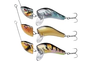 TRUSCEND Fishing Jigs with Unique Two-way Spinning Spoons System, Well-made Rooster Tail Fishing Spinner Lure with Flash Copper Body & Blade, Freshwater Crappie Jigs, Blade Bait for Bass Walleye Trout