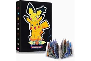 UNIGUARDIAN Album per Carte Pokemon, Raccoglitore Carte, Porta Carte, Album cartella da Collezione, Album Libro per Cards Trainer, 30 Pagine e può Contenere 240 Carte