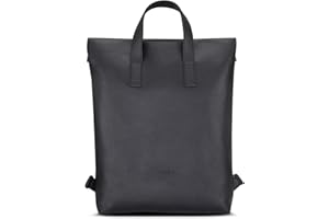 Expatrié Elegancki plecak damski – Lou – skórzany plecak i torba w jednym – do miasta, biznesu, na uczelnię – ze skóry wegańskiej – z kieszenią na laptopa