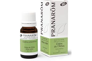 PRANAROM - Cedro Del Atlas Bio - Aceite Esencial 100% Quimotipado - Cedrus Atlántica – Madera – Purificador - Confort Circulatorio - Difusión Atmosférica - 10ml.