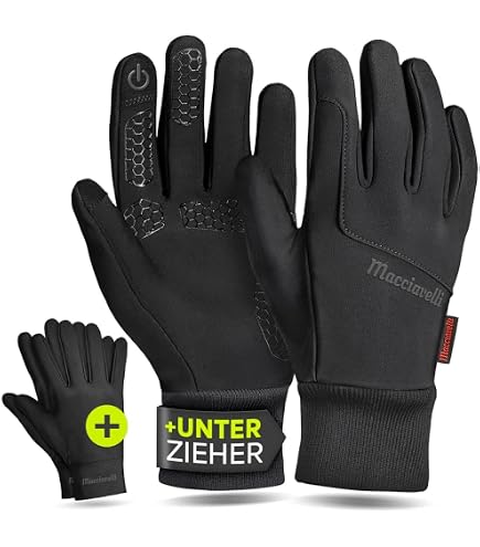 Fahrradhandschuhe Herren Winter Winter Fahrradhandschuhe Wasserdicht - Touchscreen Geeignet Für Herren & Damen Winterhandschuhe Wasserdicht