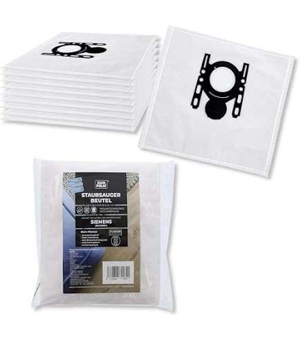 PakTrade 20 Sacchetti per Aspirapolvere + 20 Profumi + 2 Filtro per Siemens Speedy BAGLESS/SIGNET/1800W - VS55A82/06