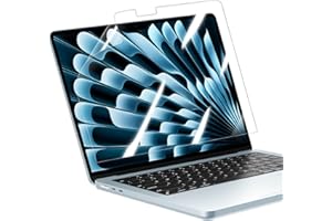 MasiBloom 15" Screen Protector for MacBook Air 15.3 Inches 2025 M4 Chip A3241 Anti-Fingerprint & Scratch-Resistant 5H Hardness Laptop Protector for MacBook Air Accessories 2 Pack (Clear)