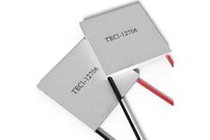 ‎SILVERBEAD Peltierelement Thermoelectric Module Peltier TEC 12V [TEC1-12706] [60W] [2 Stück] | Thermoelektrische Kühlung Element Chiller Heatsink Kühlkoerper Kühlbox Generator Cooler