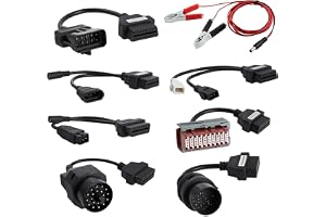 AUTOUTLET OBD2 OBD1-diagnosadapterkabel, 8 delar för bilar, för Delphi CDP + DS150Er