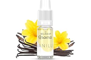 ‎BELISSIA Belissia Lebensmittelaroma - Vanille - Hochdosiertes Lebensmittel Aroma 10ml. Zur Verwendung in Lebensmitteln & Getränken für Vernebler, Nebelmaschinen, Diffuser uvm.