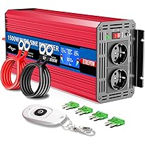 Inverter Onda Sinusoidale Pura 1500W/3000W Da 12V A 230V - Per Camper, Barche, Viaggi - Foto 5